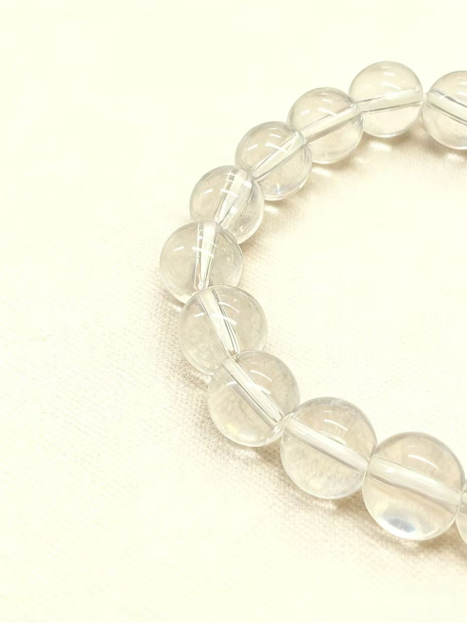 Horse Charm White Crystal Bracelet - Luck & Freedom Amulet