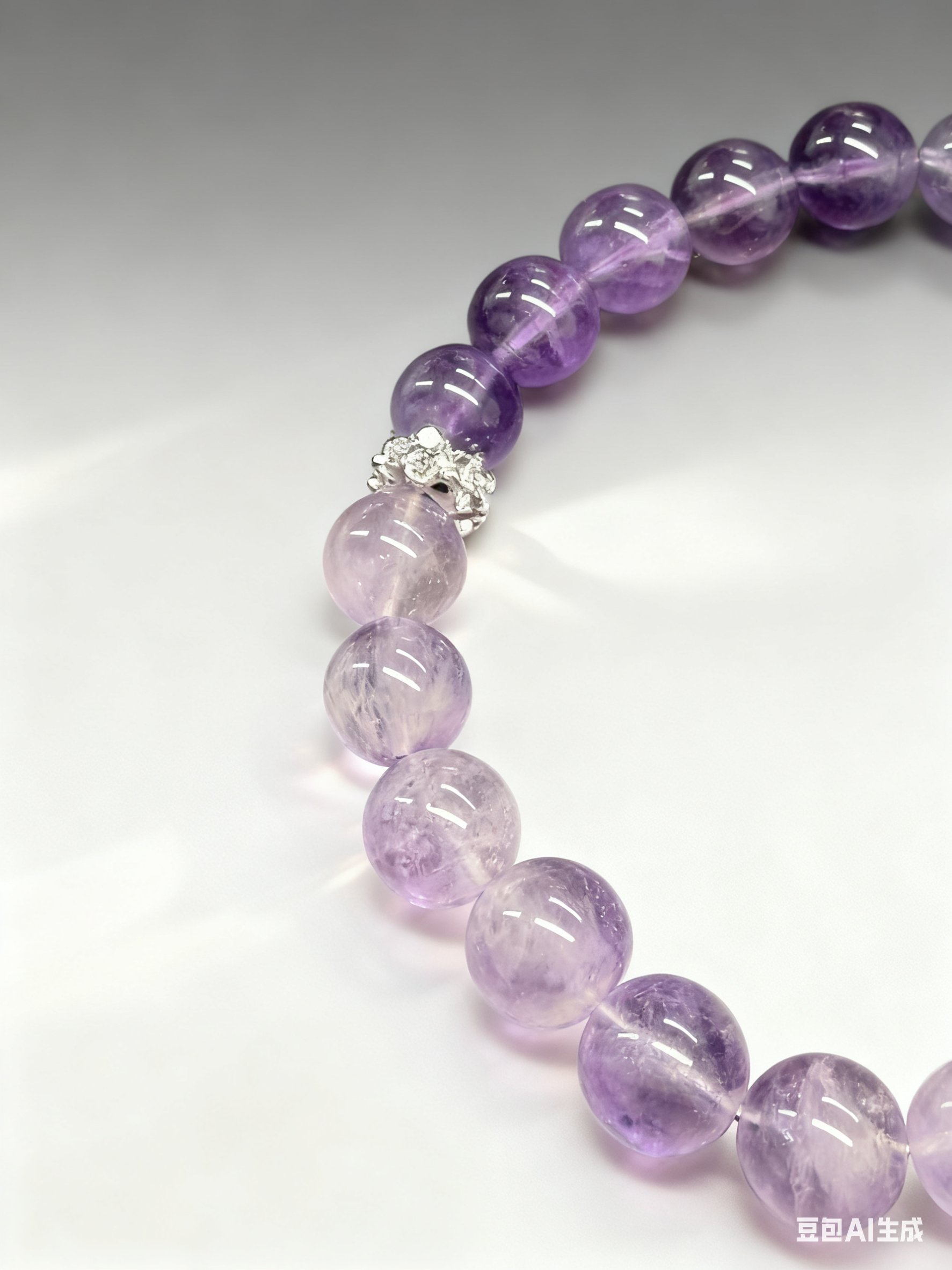 Dual-Tone Purple Amethyst Crystal | Deep & Light Gradient for Spiritual Balance