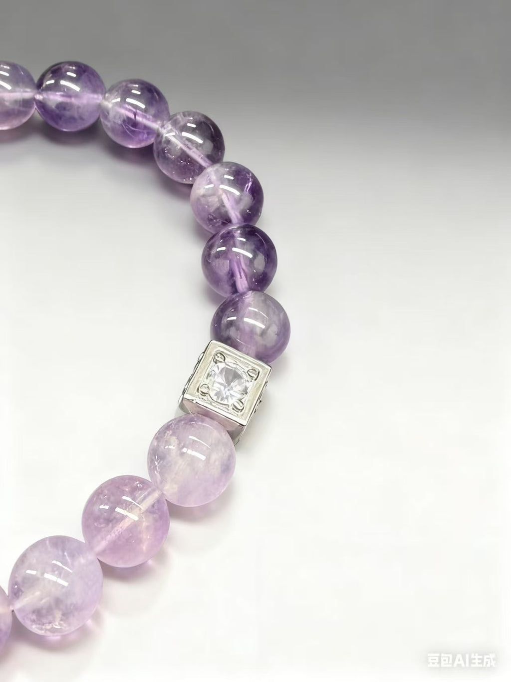 Dual-Tone Purple Amethyst Crystal | Deep & Light Gradient for Spiritual Balance